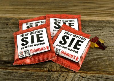 Bio Gummibärchen für das thömsn’s in Bad Ragaz