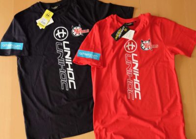 Red Devils Unihoc Baumwoll T-Shirts