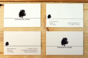 Logo und Visitenkarte für schmucke holz stuecke
