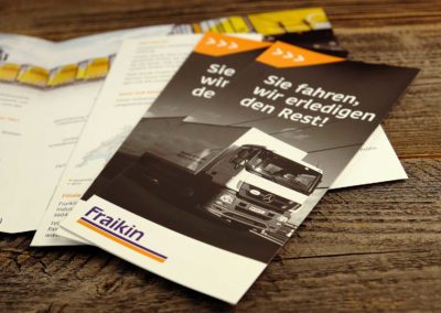 Falzflyer für Fraikin in Echandens