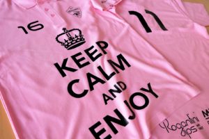 Textildruck von Poloshirts fürs Churerfest des FC Metallbau Perezelli