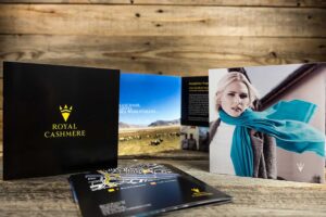 Falzflyer für Royal Cashmere