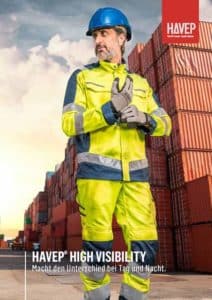 Vorschaubild Katalog Textildruck Marke HAVEP High Visibility beste Arbeitsbekleidung als PDF