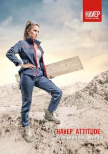 Thumbnail Katalog Textildruck Marke HAVEP Attitude beste Arbeitsbekleidung als PDF