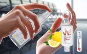 antibakterielles gel spray werbeartikel
