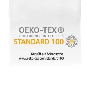 Das ist das OEKO Label Oekotex 100