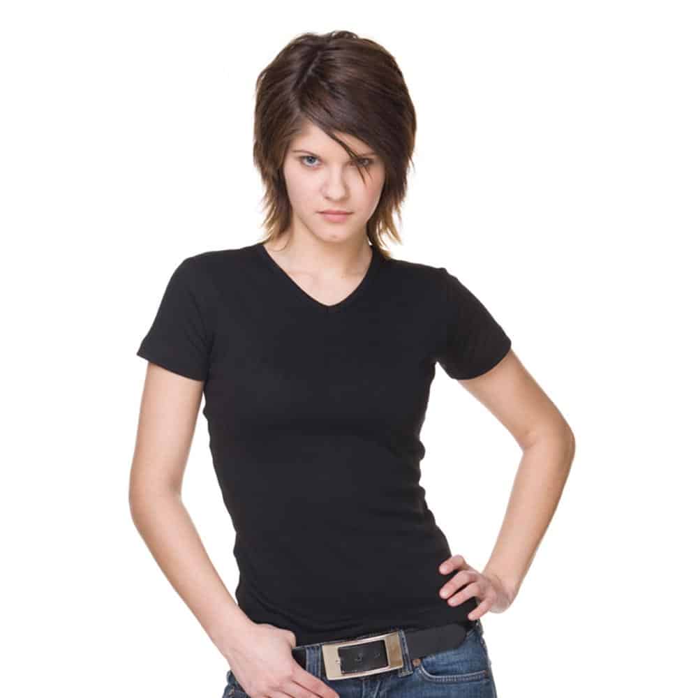 Lagerverkauf: Damen T-Shirt Lucy schwarz - melo gmbh ...