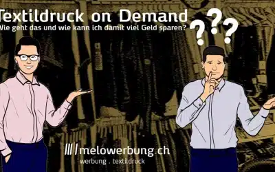 Mit Textildruck on Demand Geld sparen. Wir zeigen Ihnen wie.