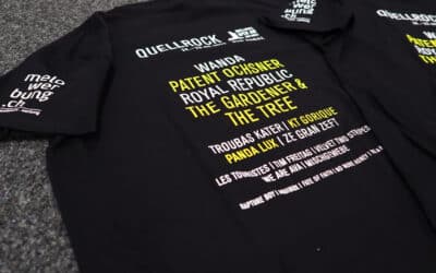 Helfershirt für das Quellrock Open Air Bad Ragaz