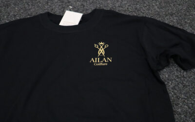 Logo,  T-Shirt und Textildruck für die Ailan Coiffure, Chur