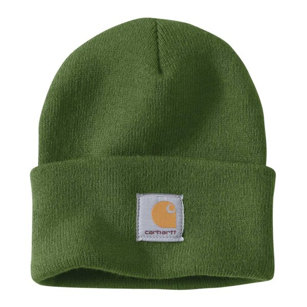 Carhartt Beanie A18 - Grüne Mütze mit Logo