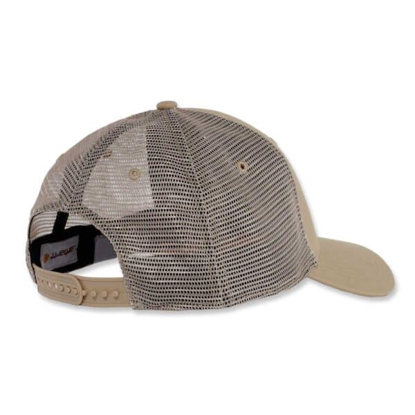 Rückseite der Carhartt RUGGED PROFESSIONAL™ SERIES CANVAS MESH BACK CAP - Robuste und bequeme Kappe in der Farbe Sand.