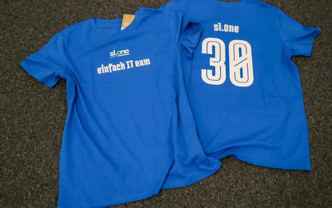 T-Shirts zum 30 Jahre Jubiläum der SL:ONE IT in Triesen