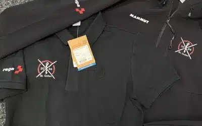 Textildruck auf mammut Kleider für die REGA