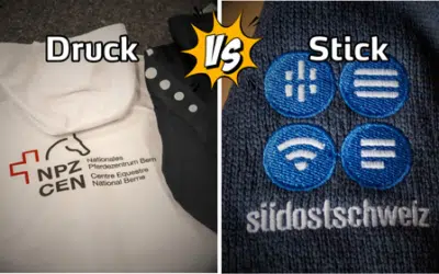 Drucken oder Sticken? Was besser zu deinem Unternehmen passt