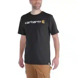 Carhartt CORE LOGO T-SHIRT S/S – Klassisches T-Shirt für Arbeit & Freizeit