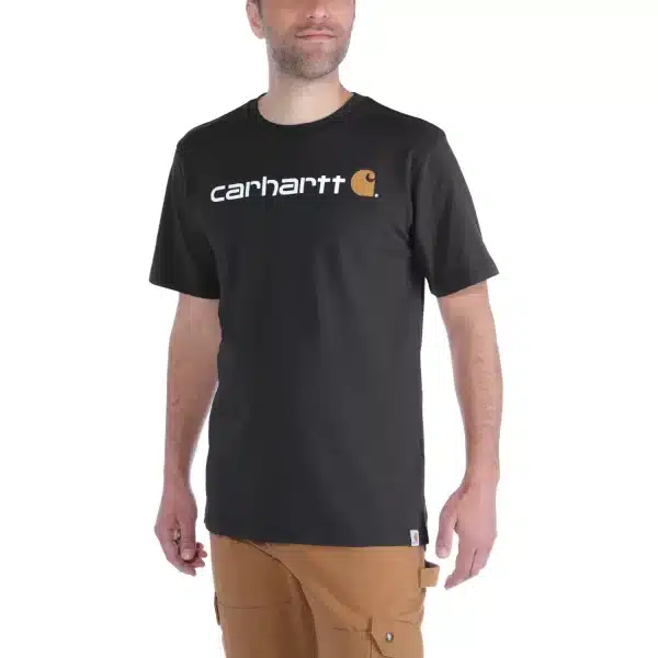 Carhartt CORE LOGO T-SHIRT S/S – Klassisches T-Shirt für Arbeit & Freizeit