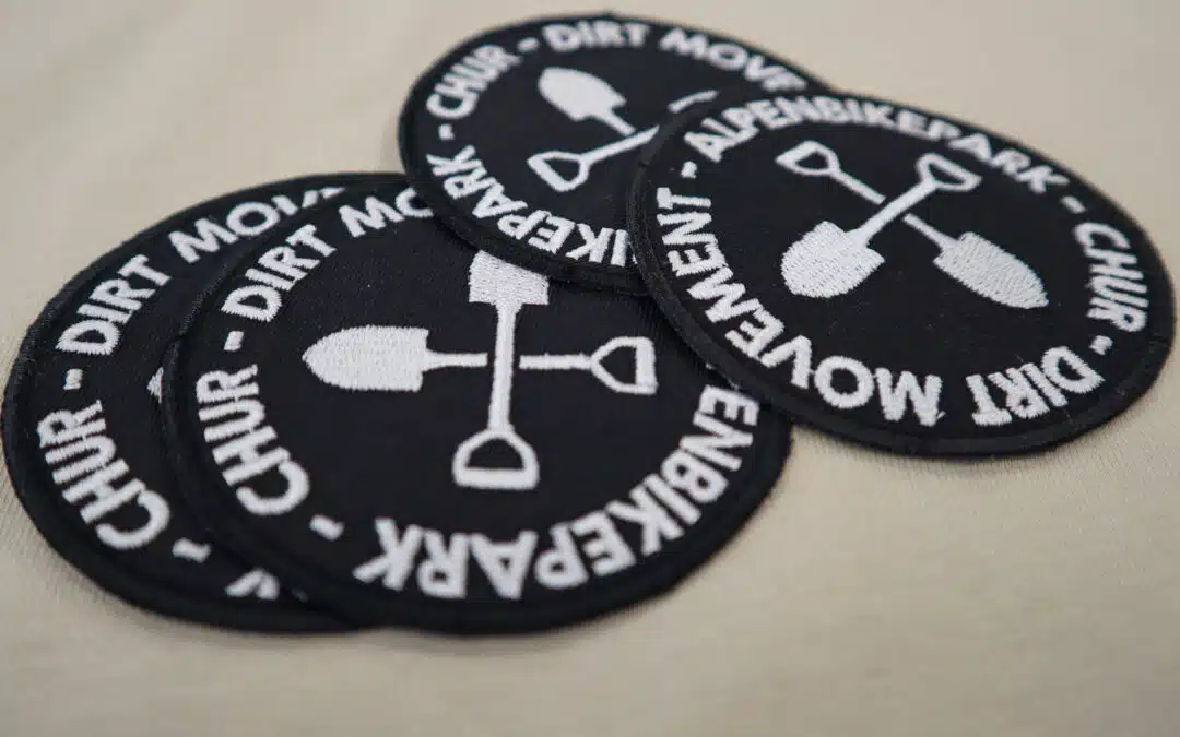 Stick Patches für den Churer Alpenbikepark